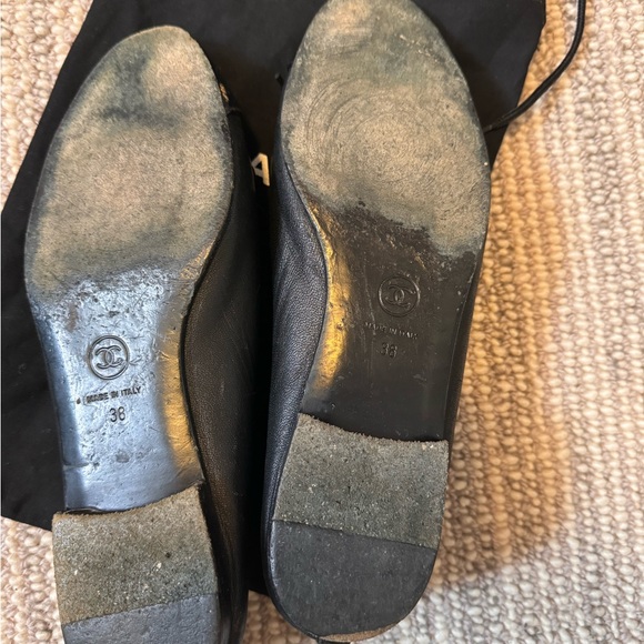 Black Chanel Flats - Picture 3 of 3